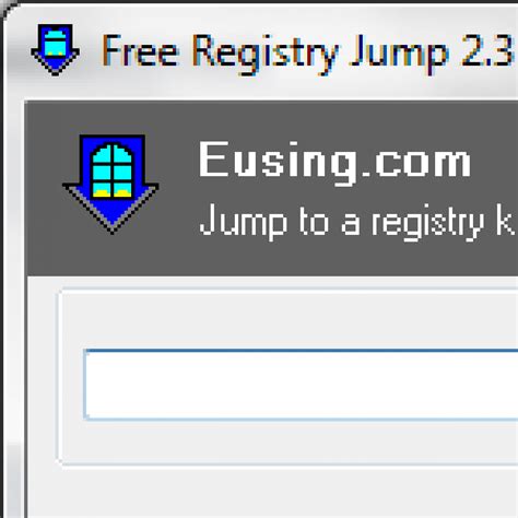 Eusing Free Registry Jump for Windows